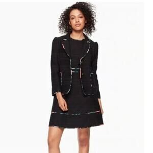 Kate Spade Blossom Trim Tweed Dress  and Blazer SZ 4